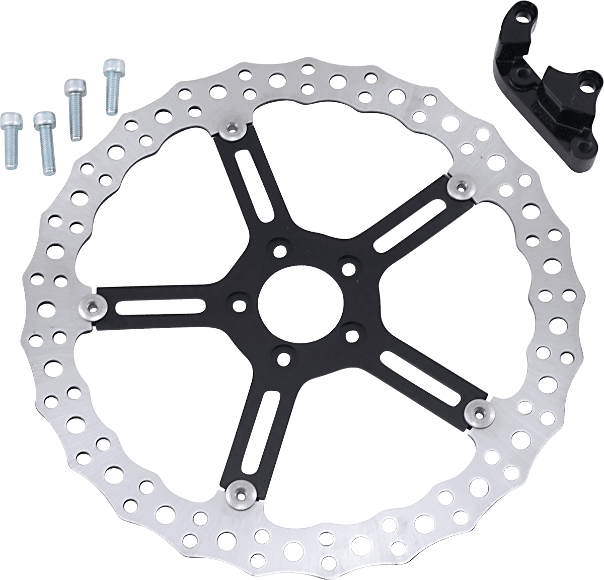 ARLEN NESS 1710-3748 Jagged Brake Rotor - 15" - FXLR/FXBB - Left