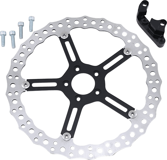 ARLEN NESS 1710-3748 Jagged Brake Rotor - 15" - FXLR/FXBB - Left