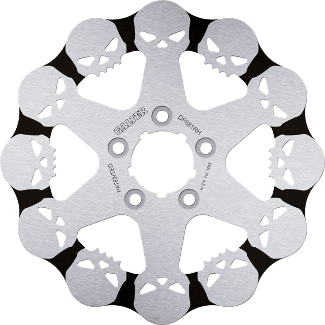 GALFER 1710-3763 Brake Rotor - Fixed - Rear