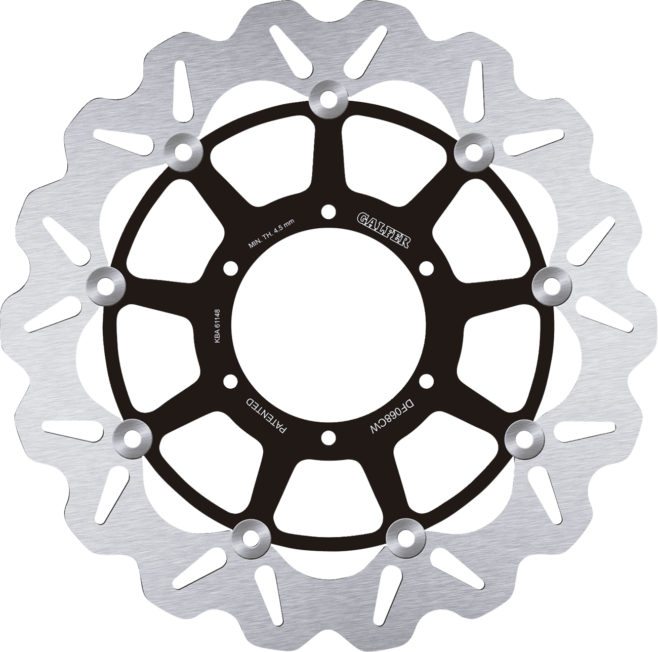 GALFER 1710-3777 Brake Rotor - Front