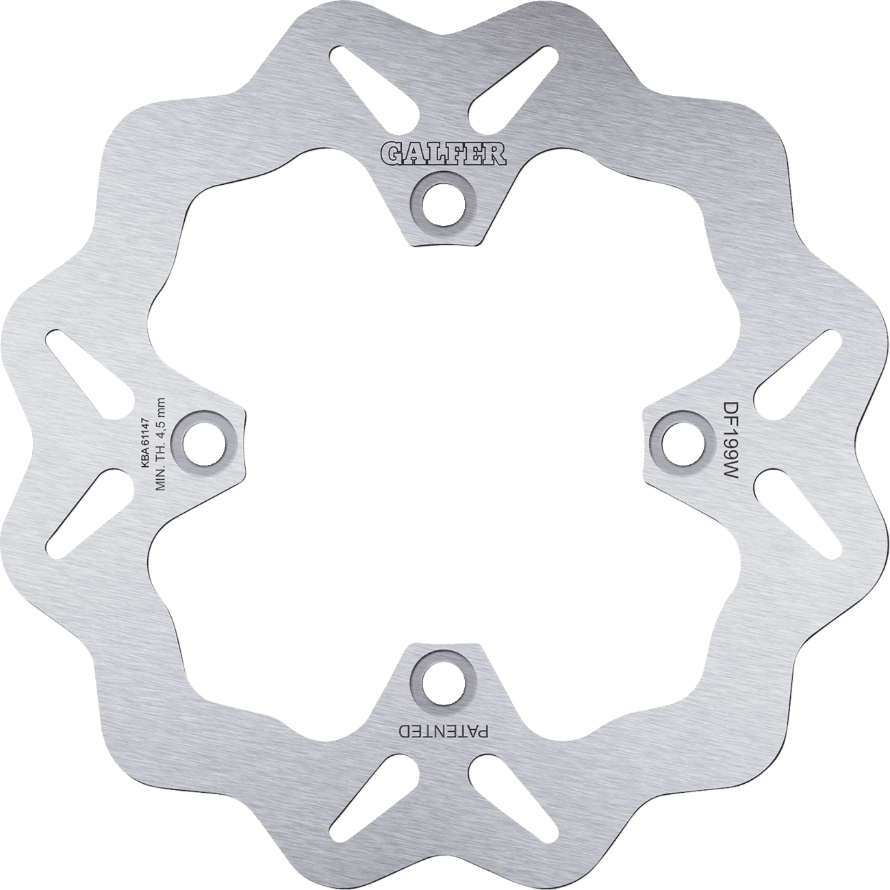 GALFER 1710-3803 Brake Rotor - Rear
