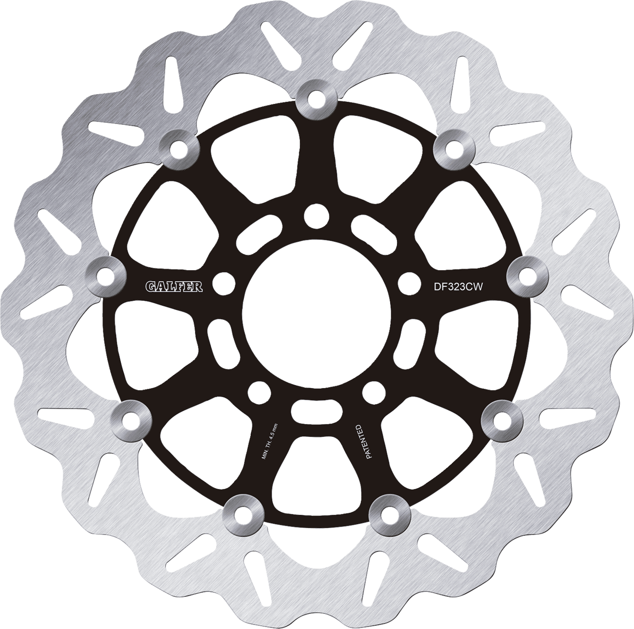 GALFER 1710-3816 Brake Rotor - Front