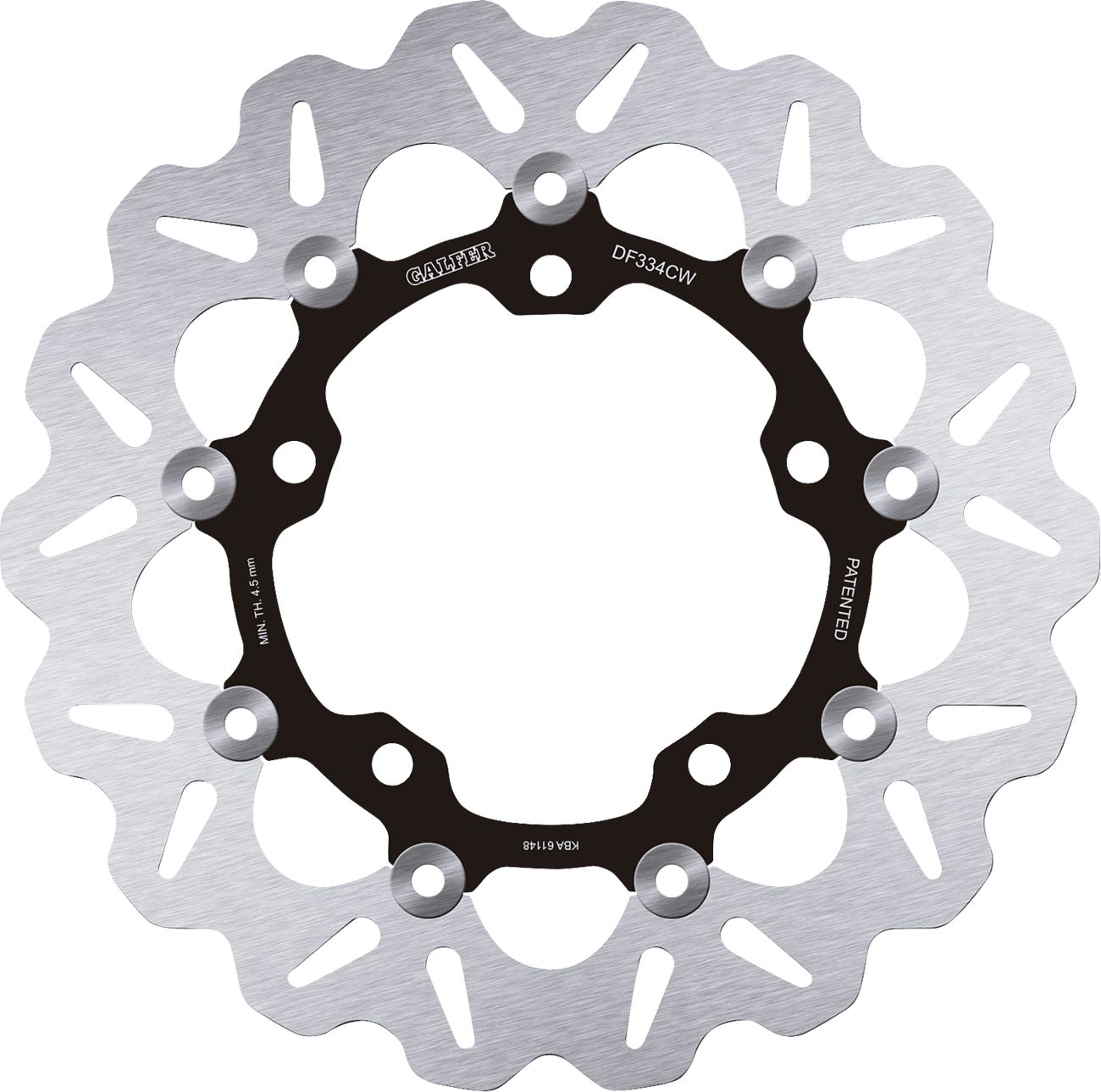 GALFER 1710-3818 Brake Rotor - Front