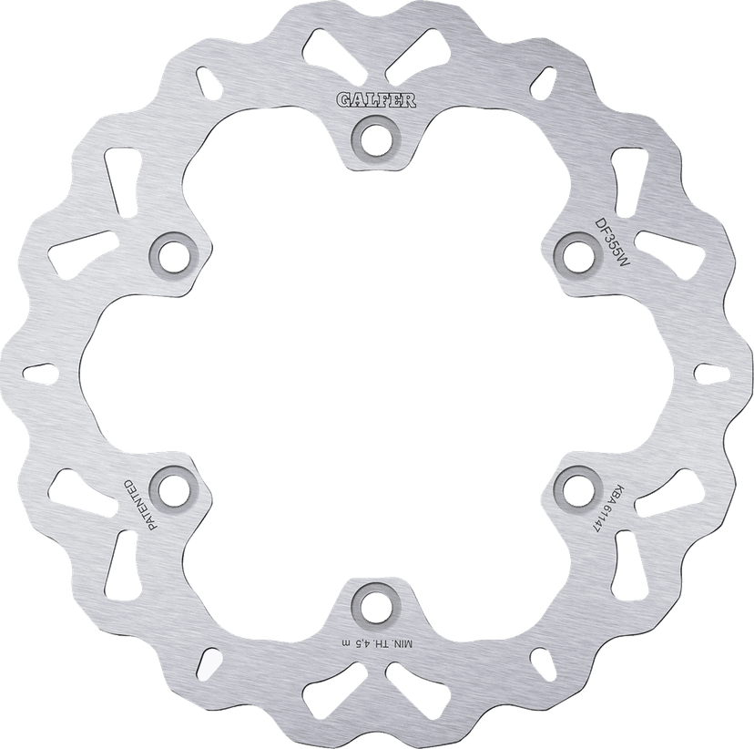 GALFER 1710-3825 Brake Rotor - Rear