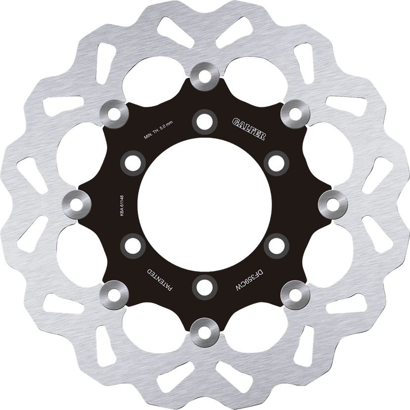 GALFER 1710-3827 Brake Rotor - Rear