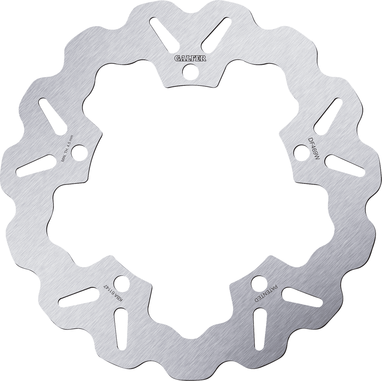 GALFER 1710-3836 Brake Rotor - Rear
