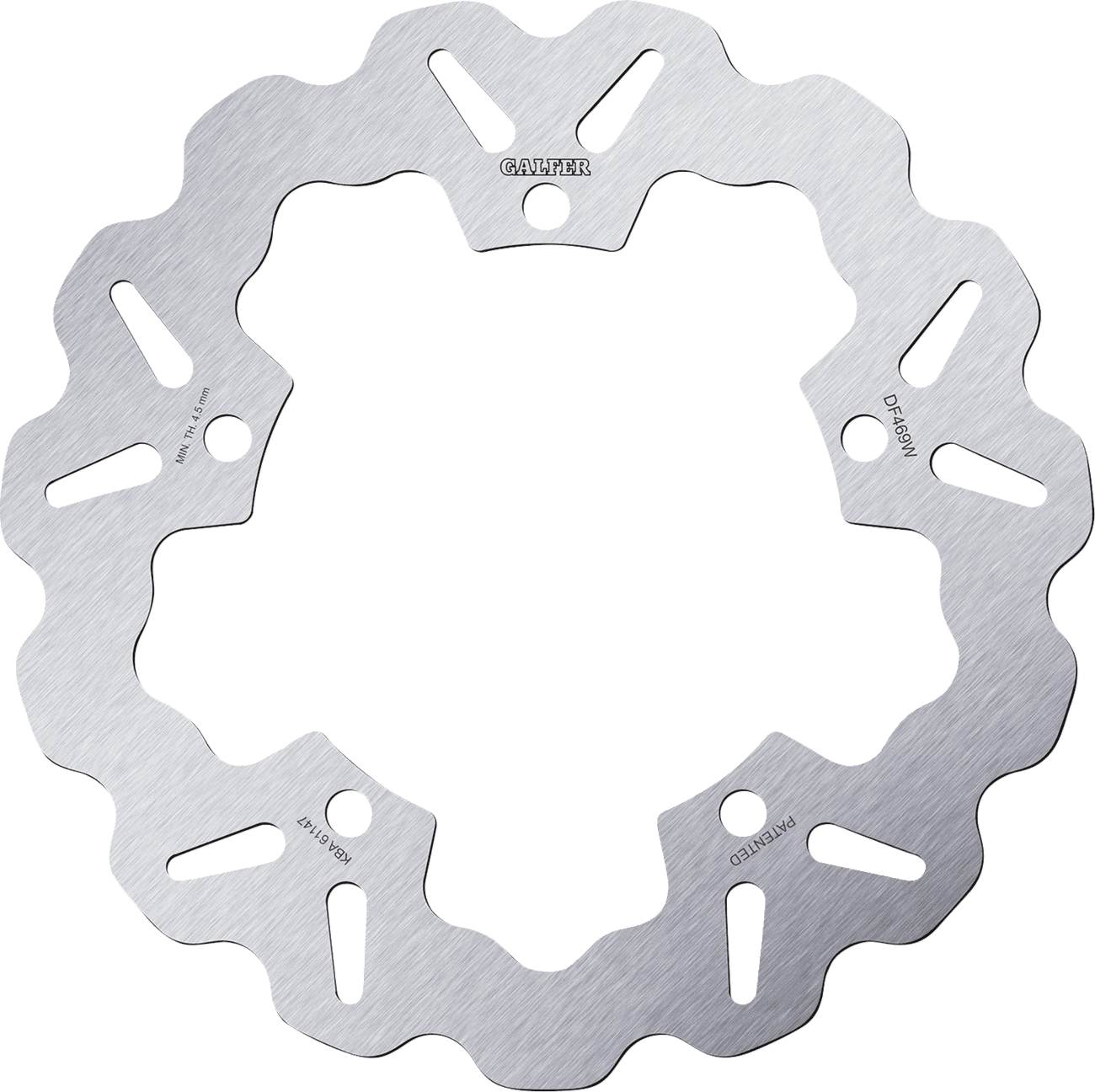 GALFER 1710-3836 Brake Rotor - Rear