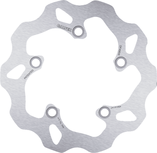 GALFER 1710-3846 Brake Rotor - Rear — image 2 of 2