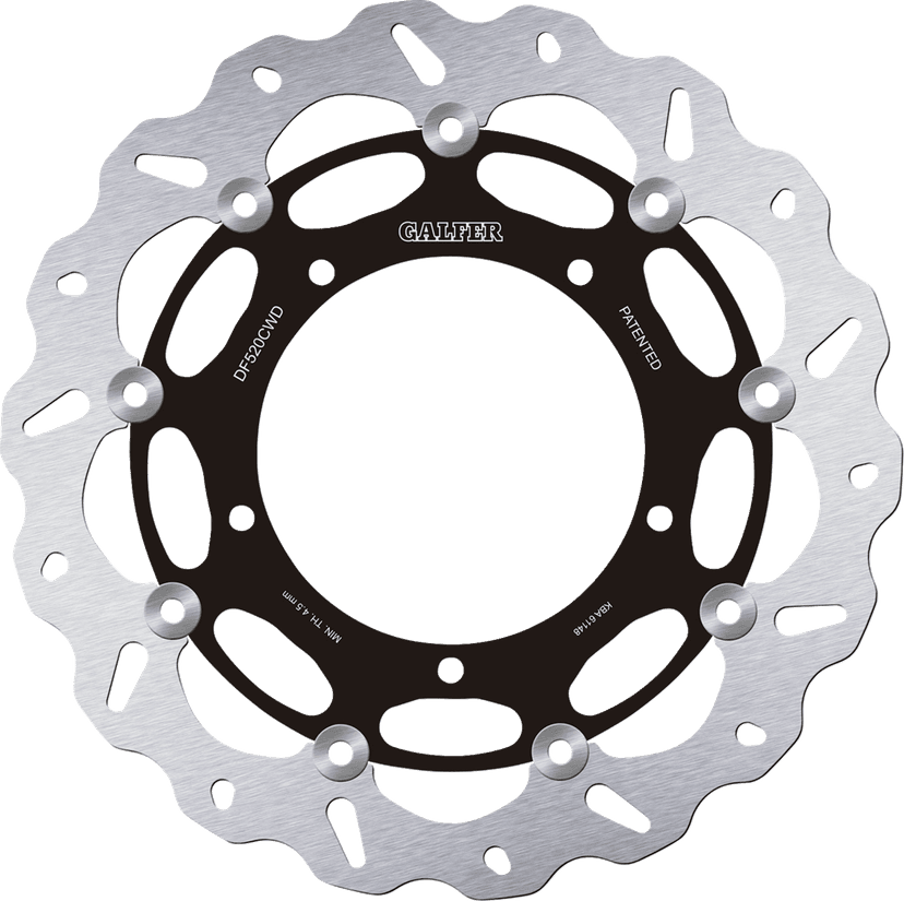 GALFER 1710-3849 Brake Rotor - Front Right
