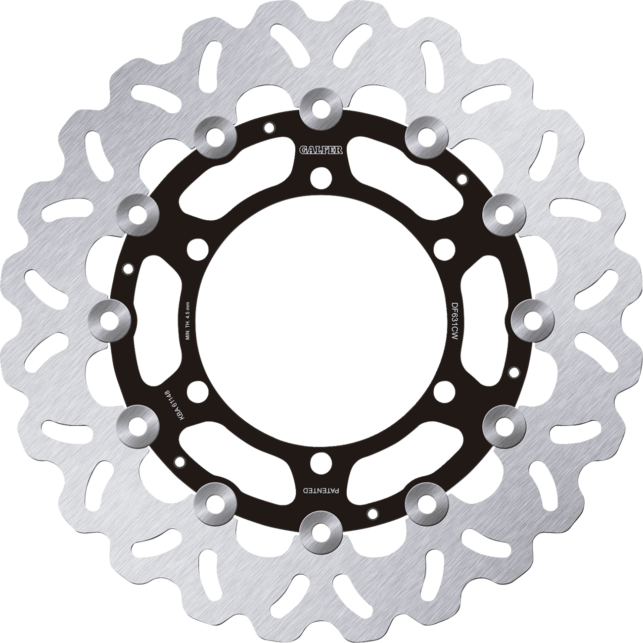 GALFER 1710-3853 Brake Rotor - Front