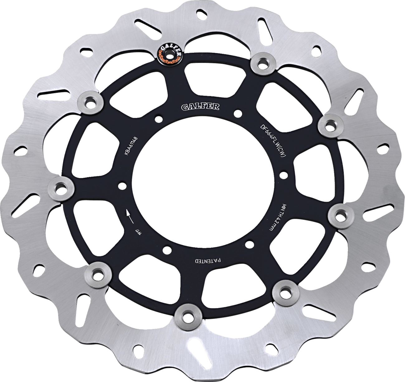 GALFER 1710-3856 Brake Rotor - Front Right