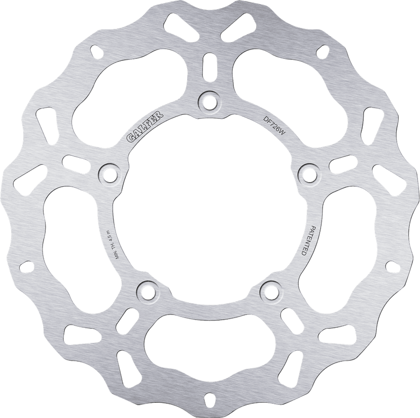 GALFER 1710-3862 Brake Rotor - Rear