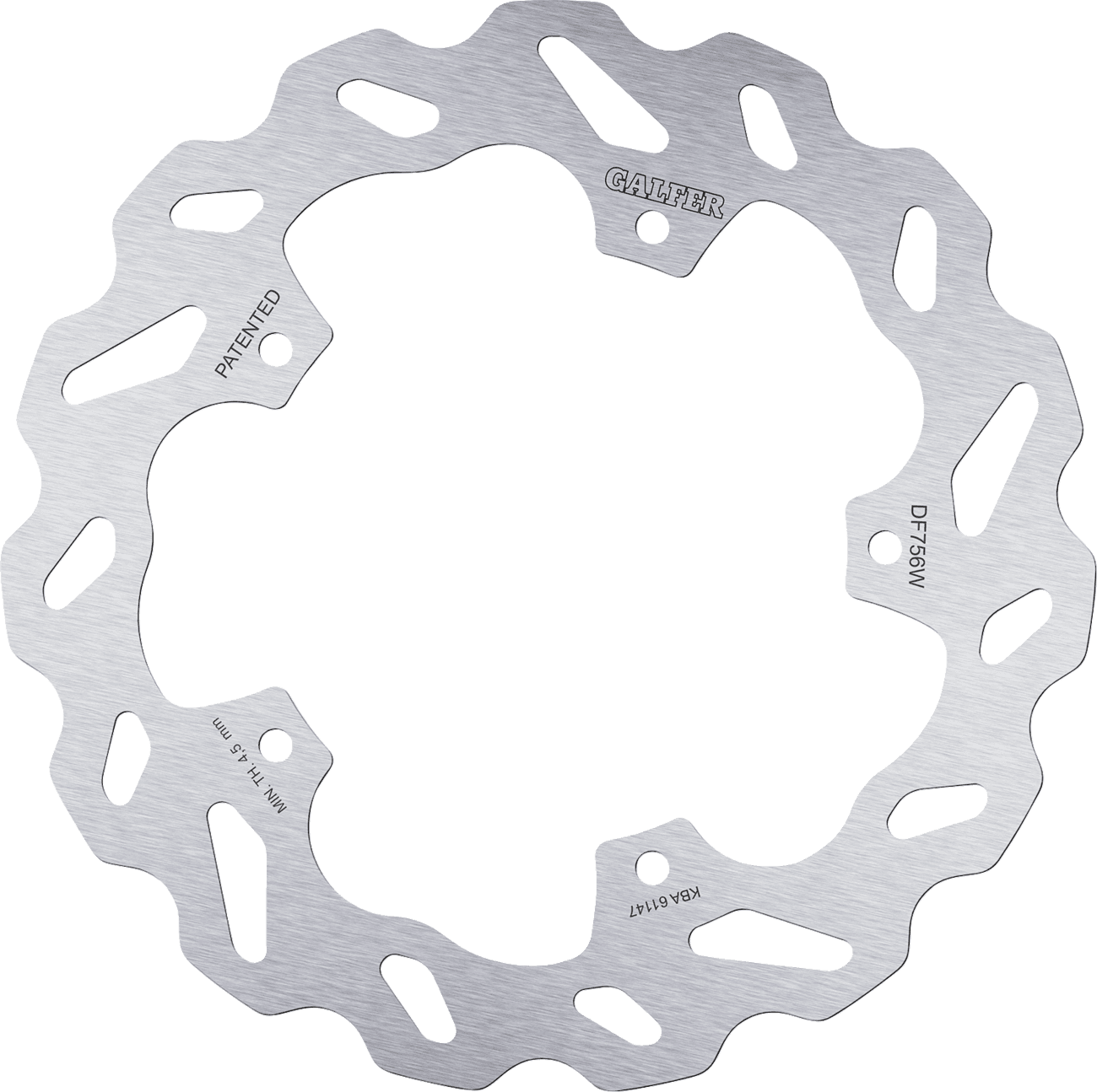 GALFER 1710-3865 Brake Rotor - Rear
