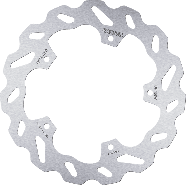 GALFER 1710-3865 Brake Rotor - Rear