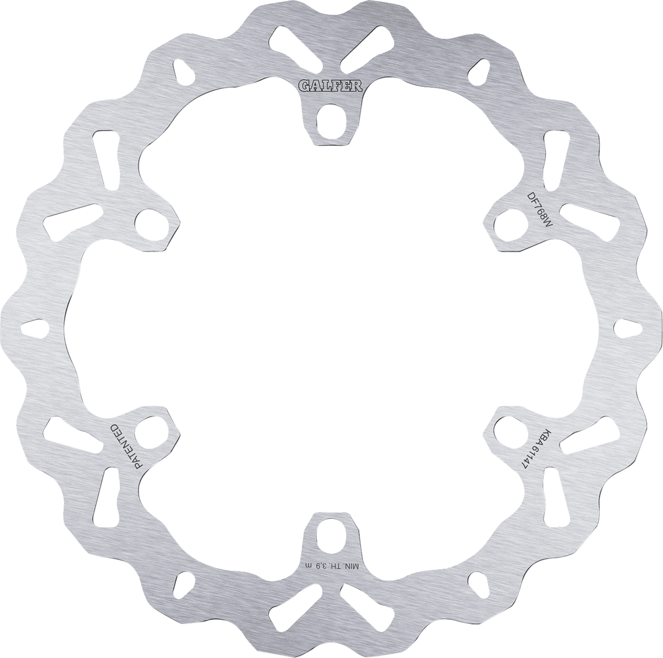 GALFER 1710-3867 Brake Rotor - Front