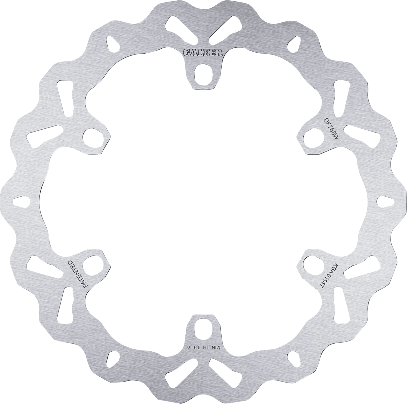 GALFER 1710-3867 Brake Rotor - Front