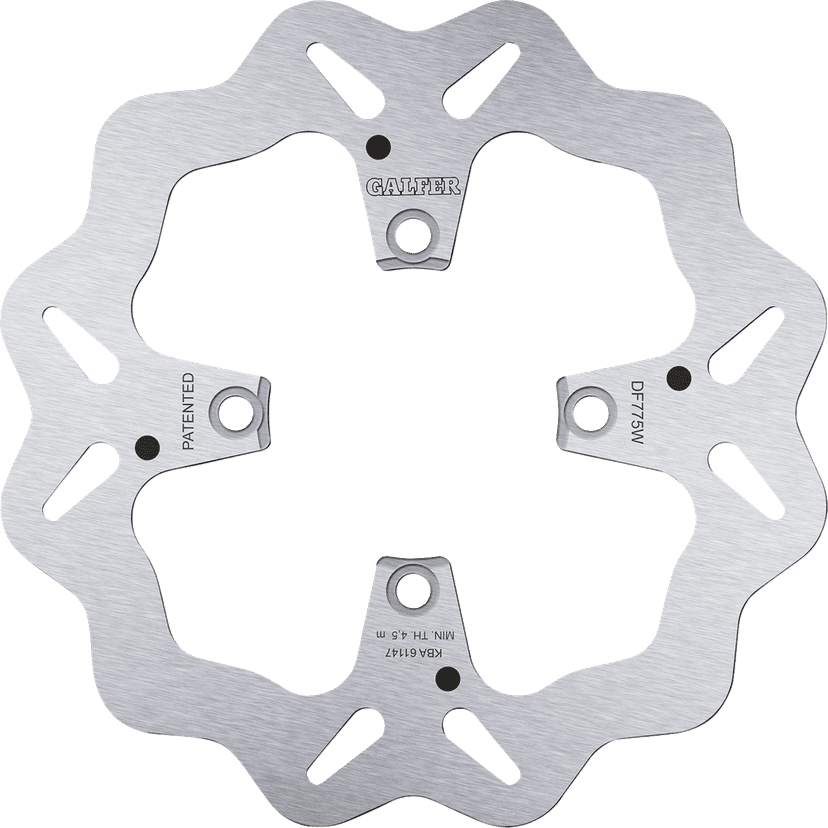 GALFER 1710-3875 Brake Rotor - Rear