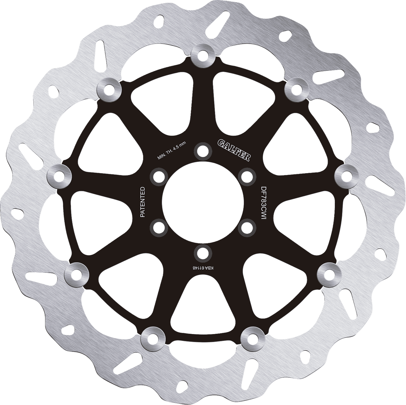 GALFER 1710-3878 Brake Rotor - Front Left