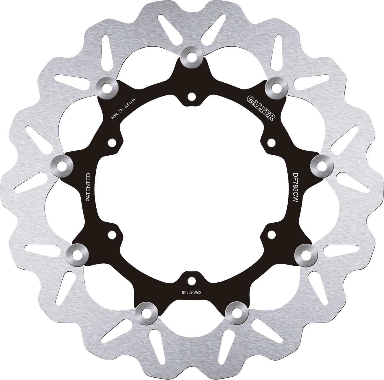 GALFER 1710-3880 Brake Rotor - Front/Rear