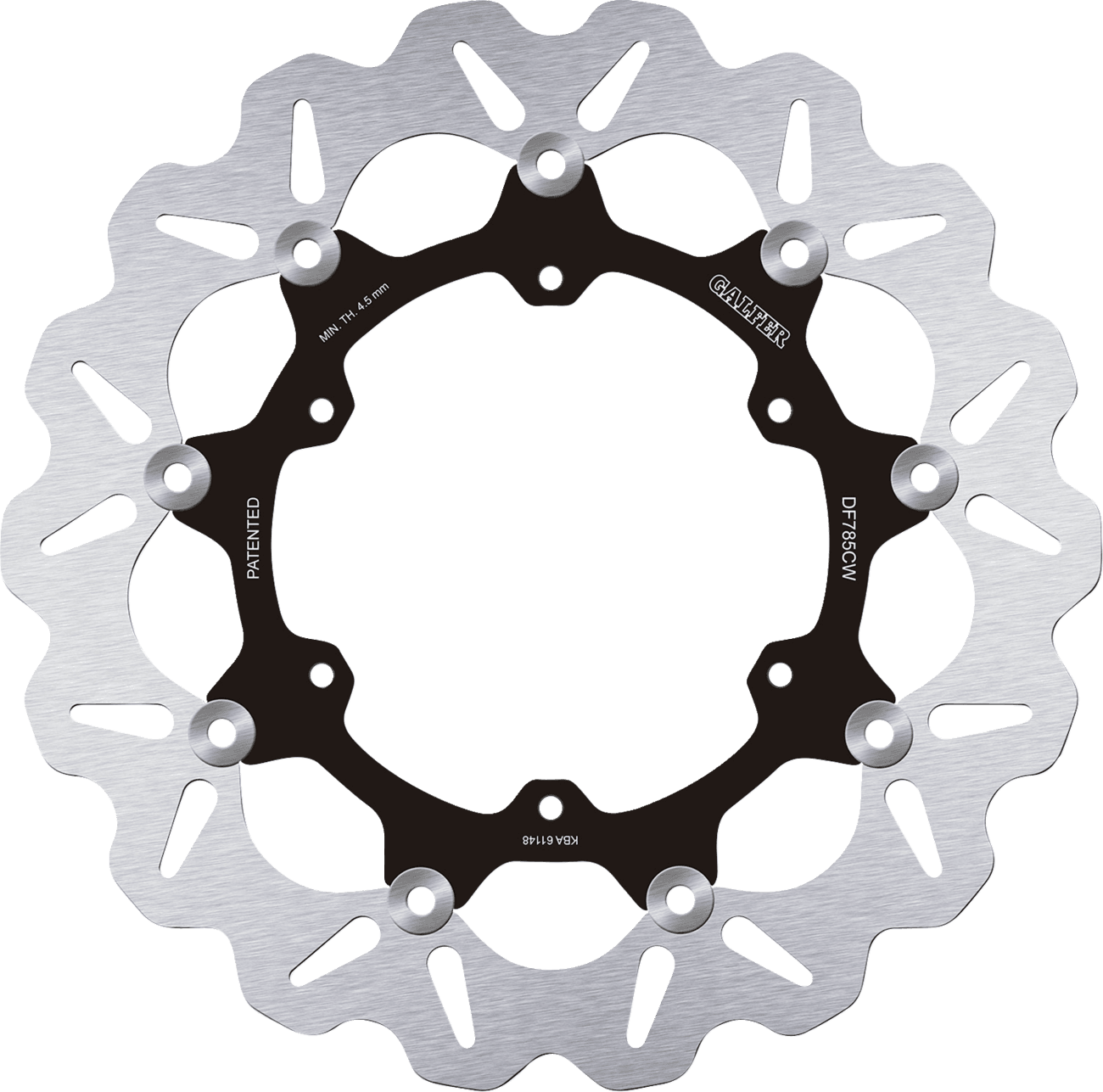 GALFER 1710-3880 Brake Rotor - Front/Rear
