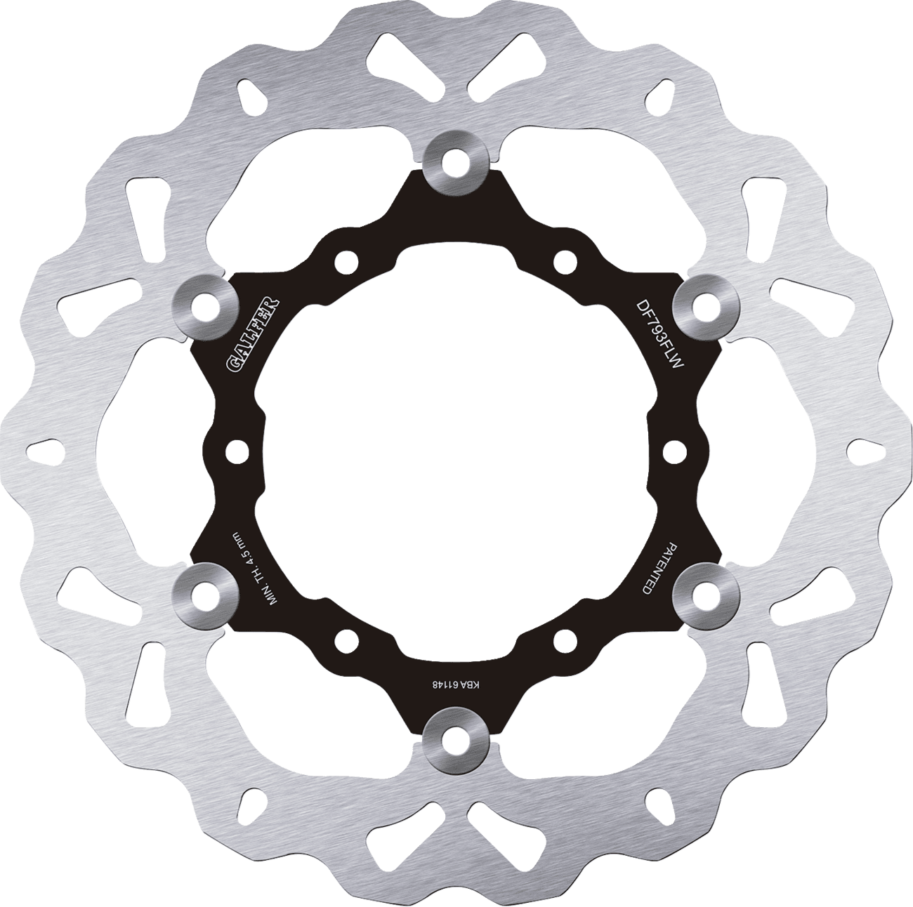 GALFER 1710-3884 Brake Rotor - Rear