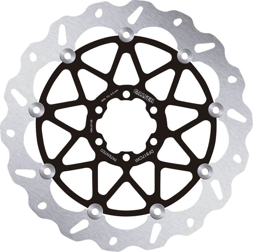 GALFER 1710-3888 Brake Rotor - Front Left