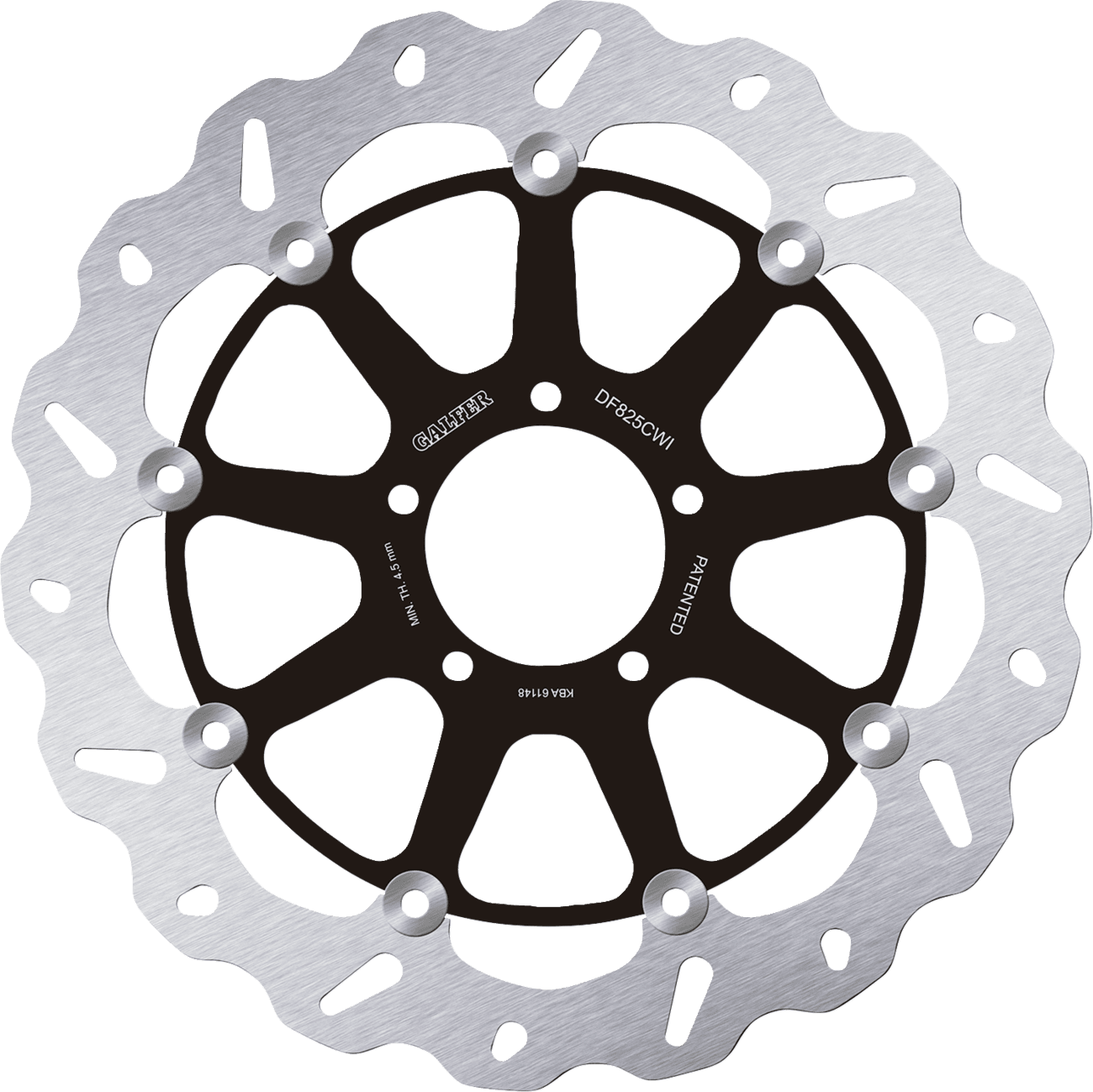 GALFER 1710-3890 Brake Rotor - Front Left