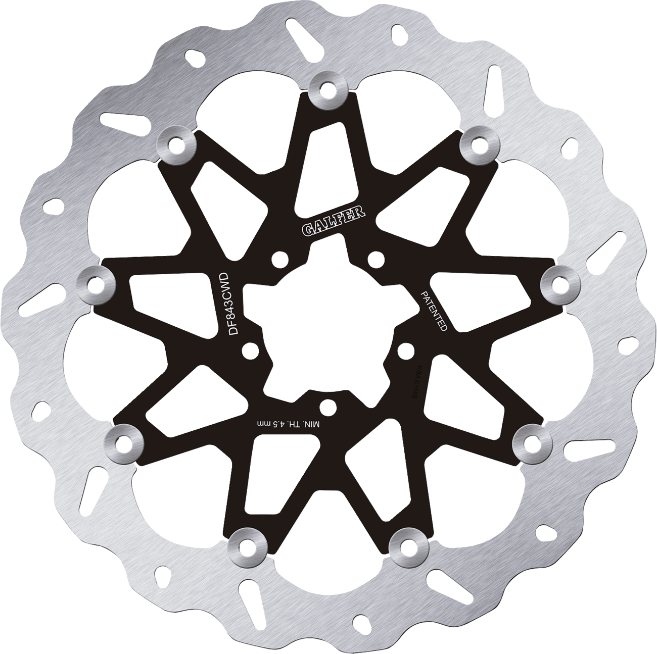 GALFER 1710-3891 Brake Rotor - Front Right