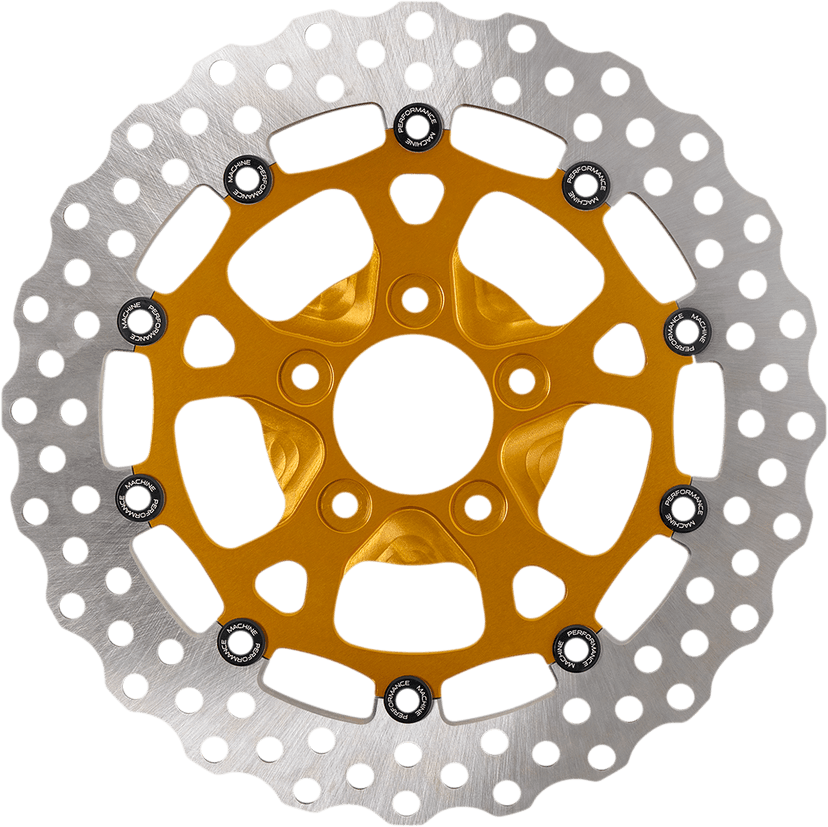 BARNETT 1710-3933 Dominator Rotor - Front - 11.8" - Gold