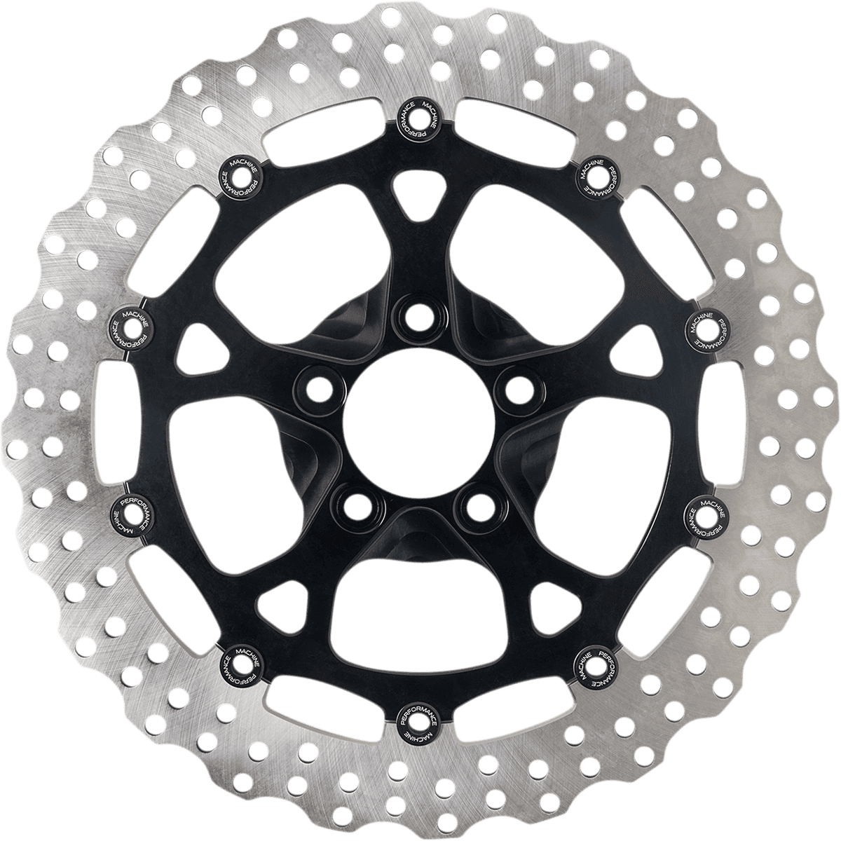 PERFORMANCE MACHINE (PM) 1710-3934 Dominator Rotor - Front - 13" - Black