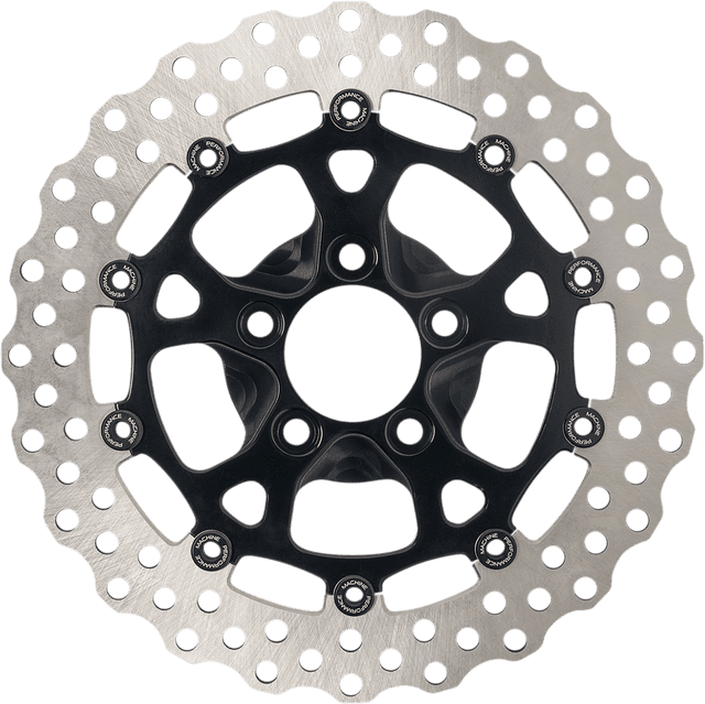 PERFORMANCE MACHINE (PM) 1710-3936 Dominator Rotor - Rear - 11.8" - Black
