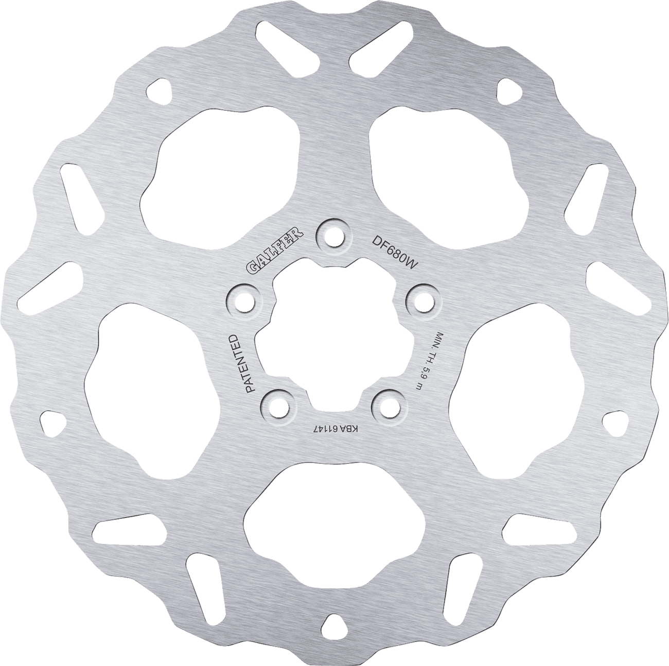GALFER 1710-4201 Solid Rotor - Front - Solid Mount