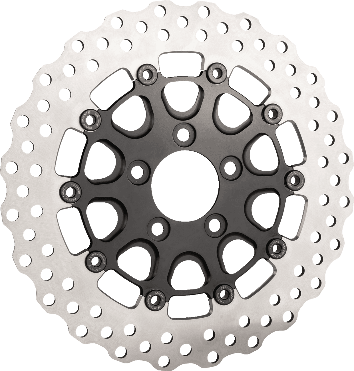 SLYFOX 1710-4289 Front Rotor - Black - 11.8"
