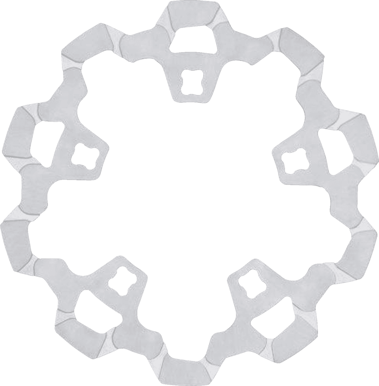 LYNDALL RACING BRAKES LLC 1710-4488 Rotor with Gas Slots - Prodigy/Enforcer - Stainless Steel - 11.8"