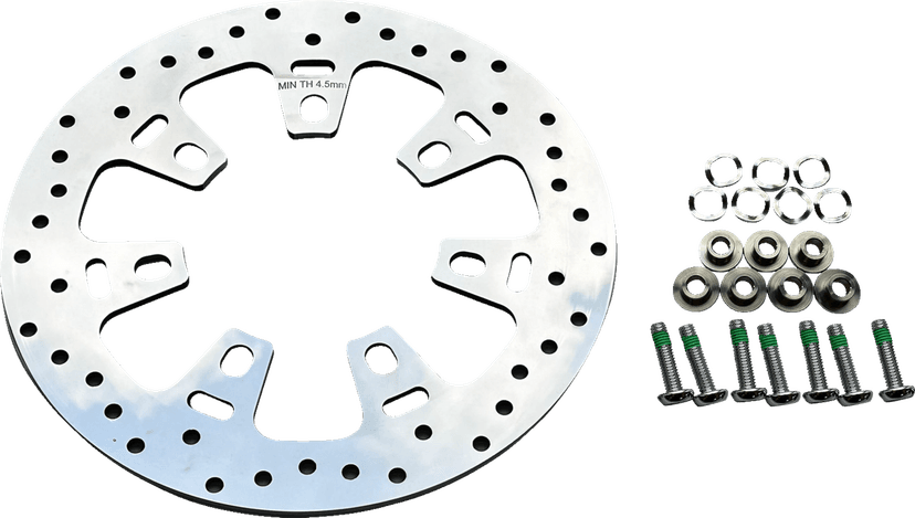 DRAG SPECIALTIES 1710-4521 Rotor - 11-13/16" - Front - Polished