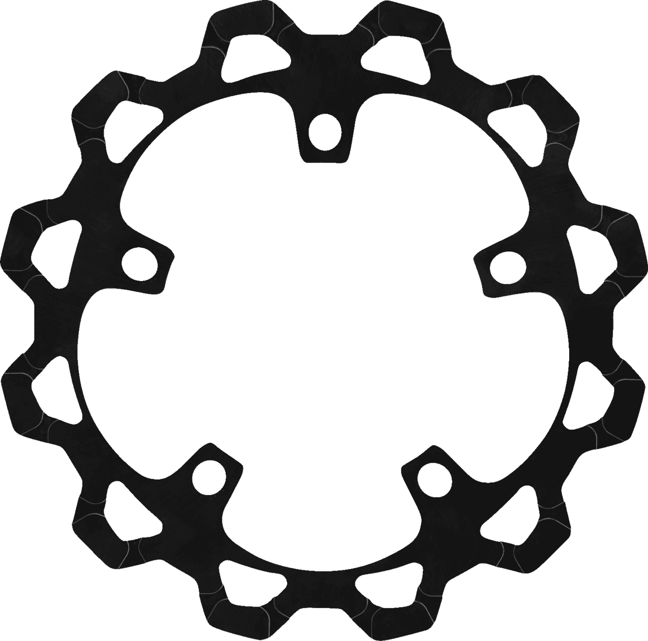 LYNDALL RACING BRAKES LLC 1710-4523 Brake Rotor - Front - 13" - Black