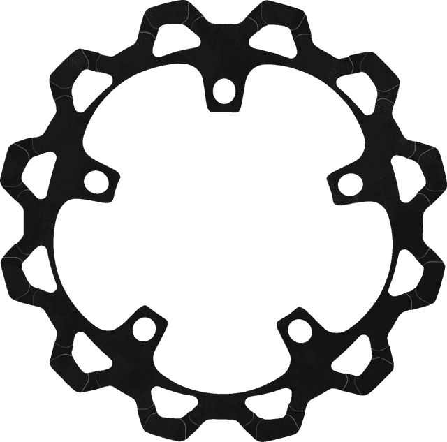LYNDALL RACING BRAKES LLC 1710-4523 Brake Rotor - Front - 13" - Black