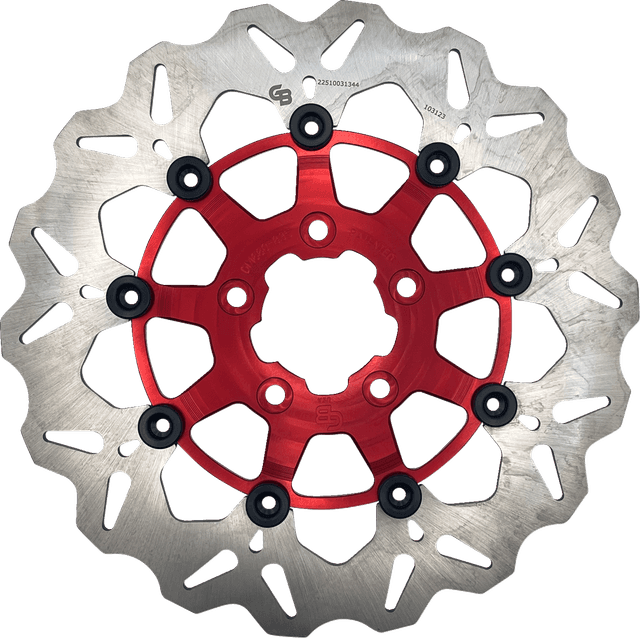 GBRAKES 1710-4559 Brake Rotor - Front - Red