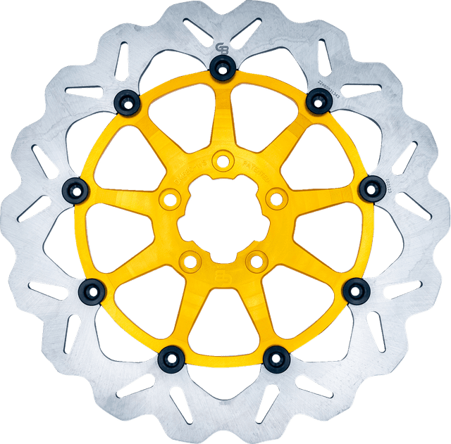 GBRAKES 1710-4568 Brake Rotor - Front - Gold