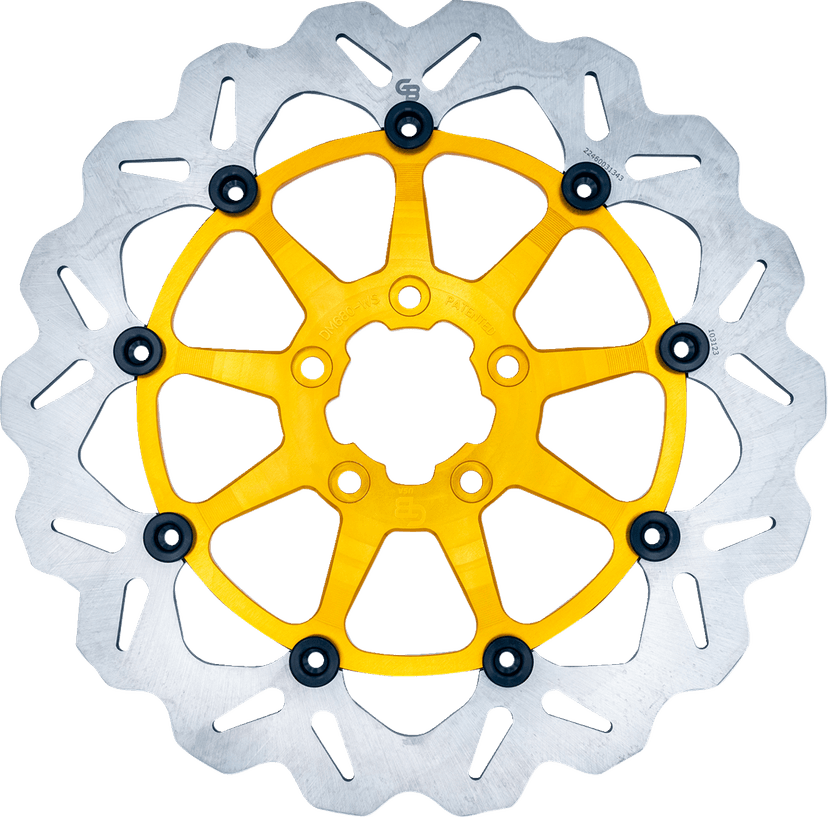 GBRAKES 1710-4568 Brake Rotor - Front - Gold