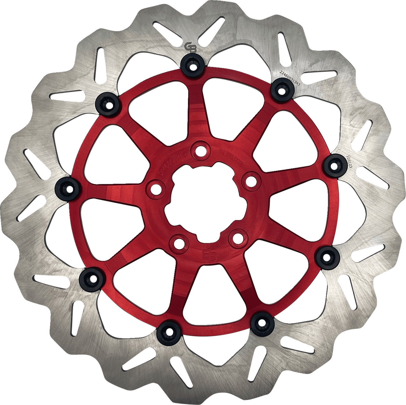 GBRAKES 1710-4572 Brake Rotor - Front - Red
