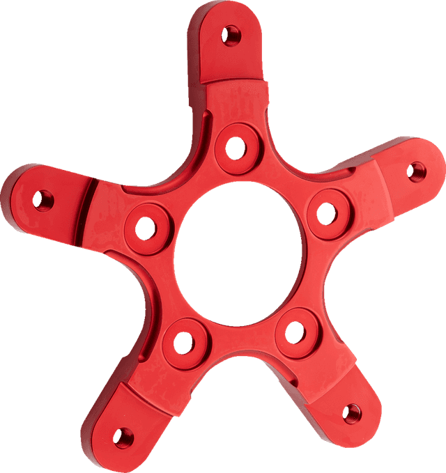 ARLEN NESS 1710-4581 Rotor Mount - Ness Wheel - Red — image 1 of 2