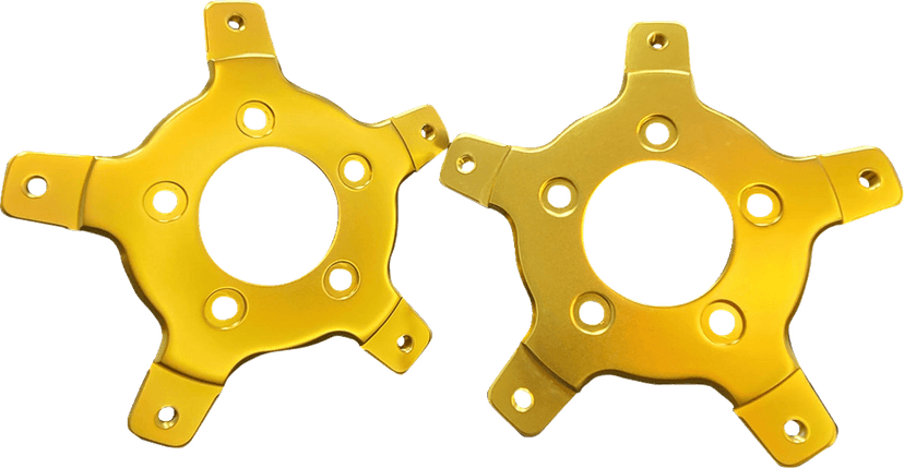 RC COMPONENTS 1710-4643 Brake Rotor Adapter - Gold