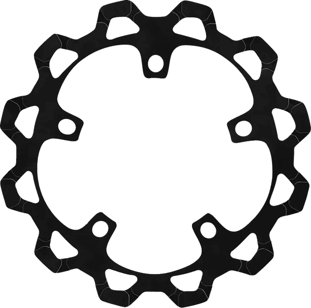 LYNDALL RACING BRAKES LLC 1710-4737 Brake Rotor - 320 mm - Front - Black