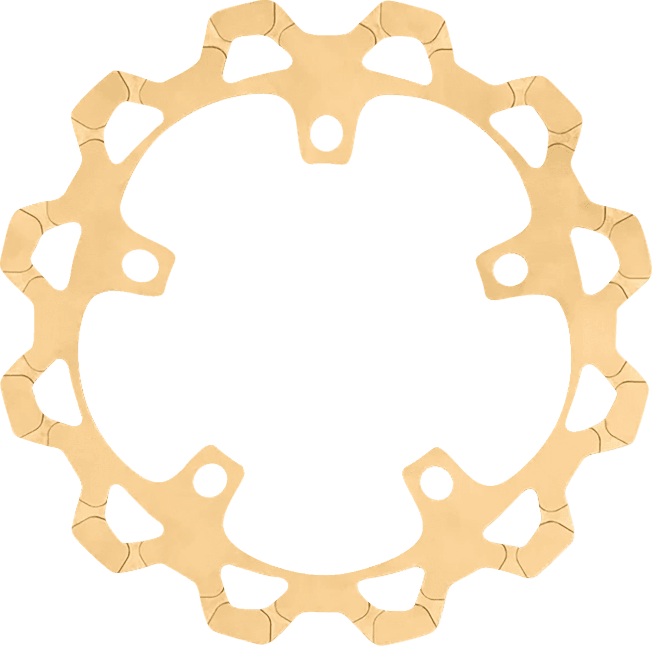 LYNDALL RACING BRAKES LLC 1710-4738 Brake Rotor - 320 mm - Front - Gold