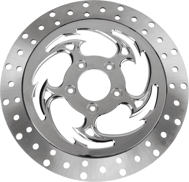 RC COMPONENTS 1710-4742 Floating Brake Rotor - Front Right - Savage - 320 mm - Chrome
