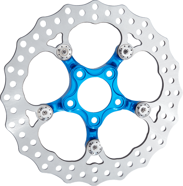 ARLEN NESS 1710-4771 Spider Rotor - 12.6" - Blue - Front