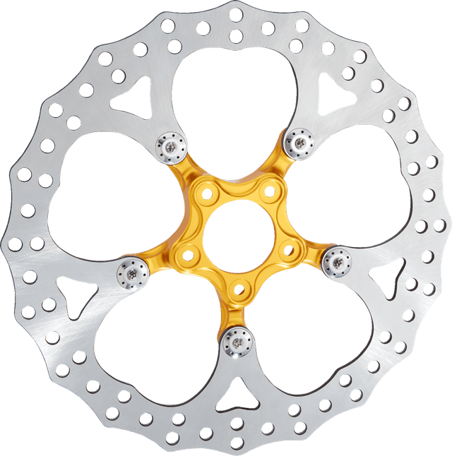 ARLEN NESS 1710-4772 Spider Rotor - 12.6" - Gold - Front
