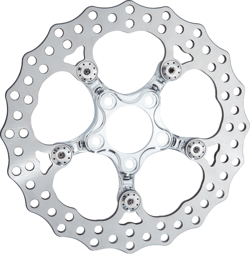 ARLEN NESS 1710-4774 Spider Rotor - 12-19/32" - Chrome - Front