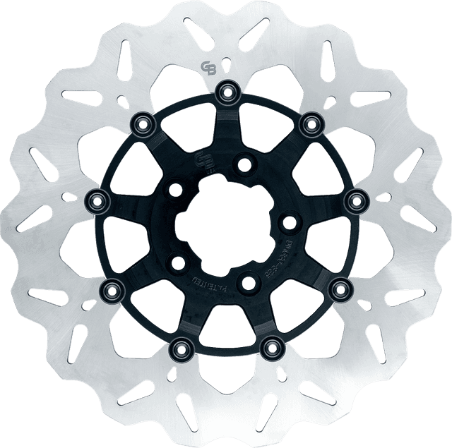 GBRAKES 1710-4921 Brake Rotor - Front - Black